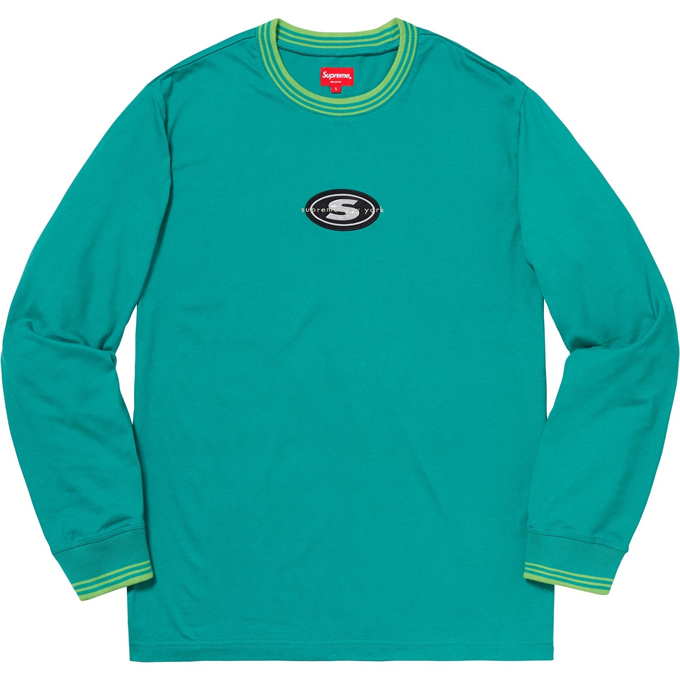 Striped Rib Logo L/S Top view 4
